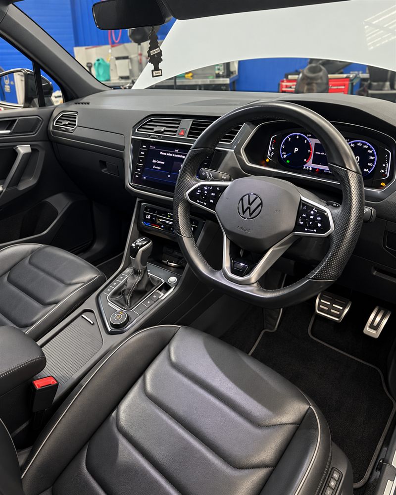 Volkswagen Tiguan interior and digital dash